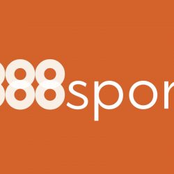 888 sport logo orange and white